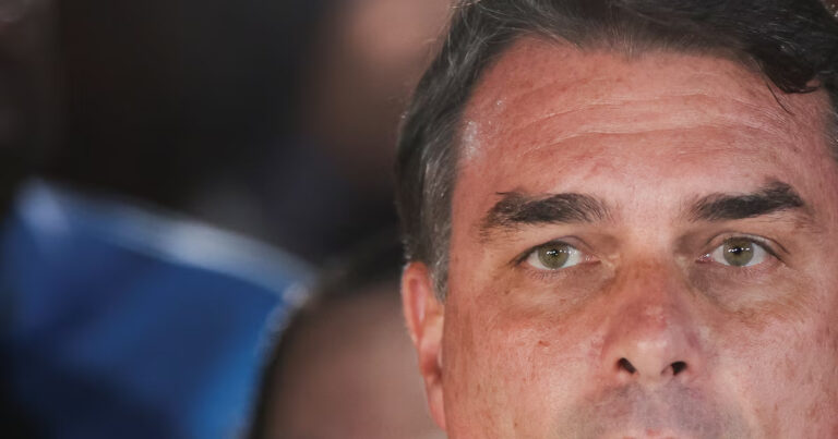 El ex candidato a presidente del Partido Liberal (PL), Flávio Bolsonaro
